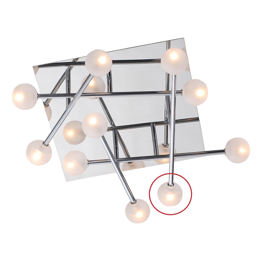 Luxera 17101 - Zamjenska stakla za luster OLIVIA G4