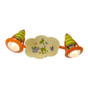 LUXERA 28013 - Dječja ugradna svjetiljka SAFARI 2xE14/40W/230V