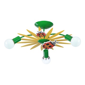 LUXERA 28033 - Dječje stropno svjetlo QUETT 3xE27/40W/230V