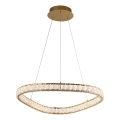 LUXERA 46151 - LED luster na sajli MIST LED/43W/230V 4000K zlatna