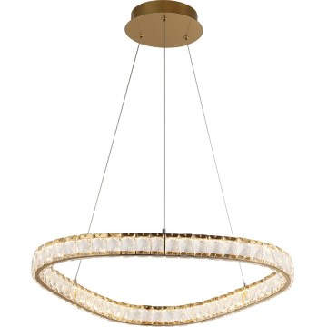 LUXERA 46151 - LED luster na sajli MIST LED/43W/230V 4000K zlatna