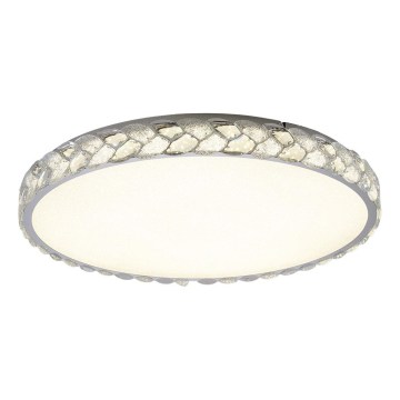 LUXERA 46155 - LED stropna svjetiljka LARUNA LED/85W/230V 4000K, promjer 80 cm, matni krom