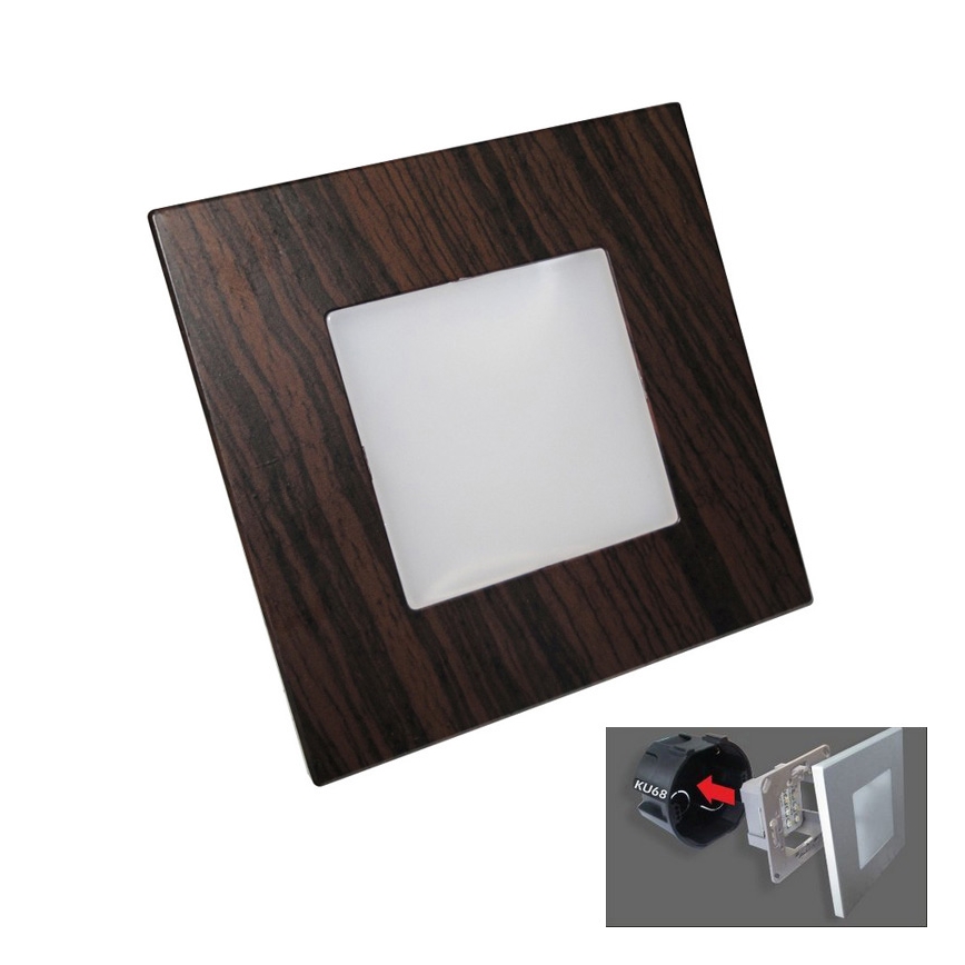 LUXERA 48306 - LED Orijentacijska svjetiljka STEP LIGHT 16xLED/1W/230V