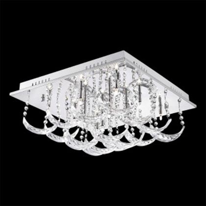 Luxera 64314 - Stropna svjetiljka BACARAT 12xG4/20W/230V