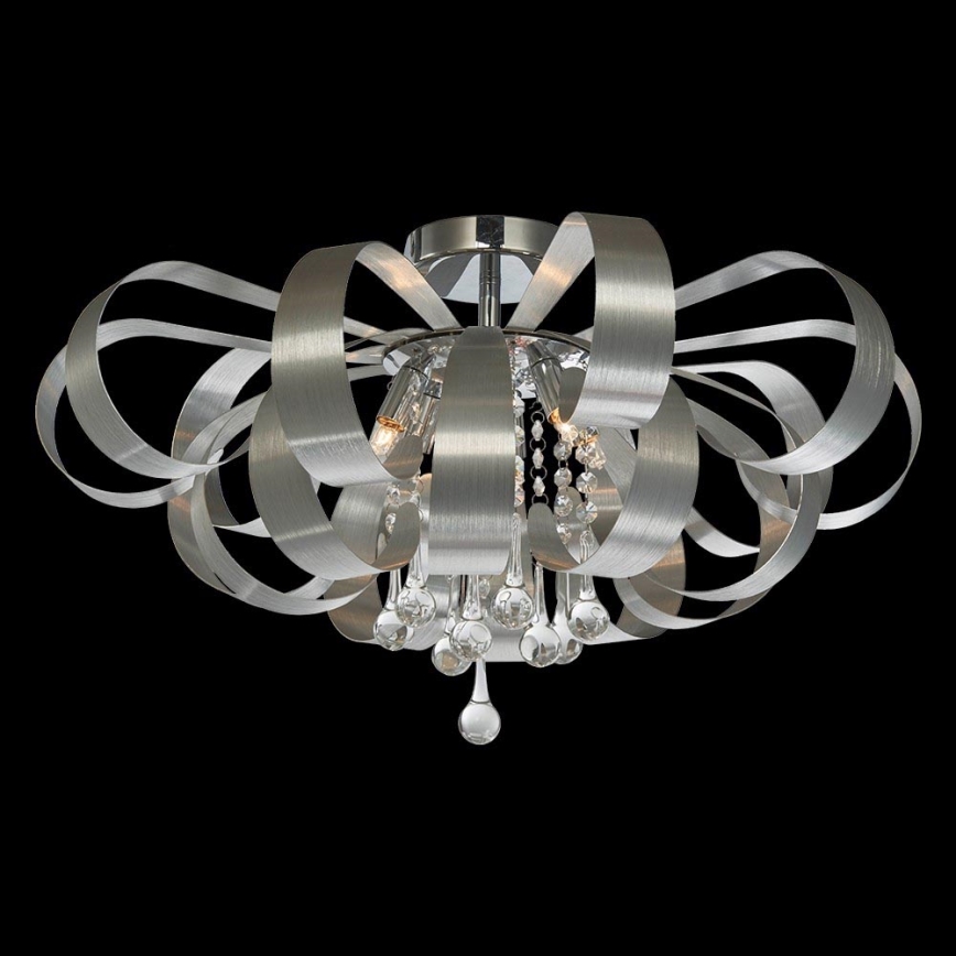 LUXERA 64410 - Kristalni nadgradni luster RIBBON CRYSTAL 6xG9/33W/230V