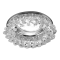 LUXERA 71025 - Ugradna svjetiljka CRYSTALS 1xGU10/50W/230V