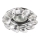 LUXERA 71073 - Ugradbena svjetiljka CRYSTALS 1xGU10/50W/230V