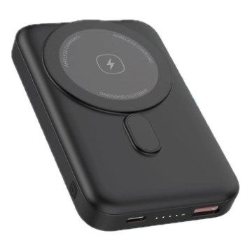 Magnetni Power Bank s bežičnim punjenjem MagSafe 10000 mAh 20W Power Delivery crni