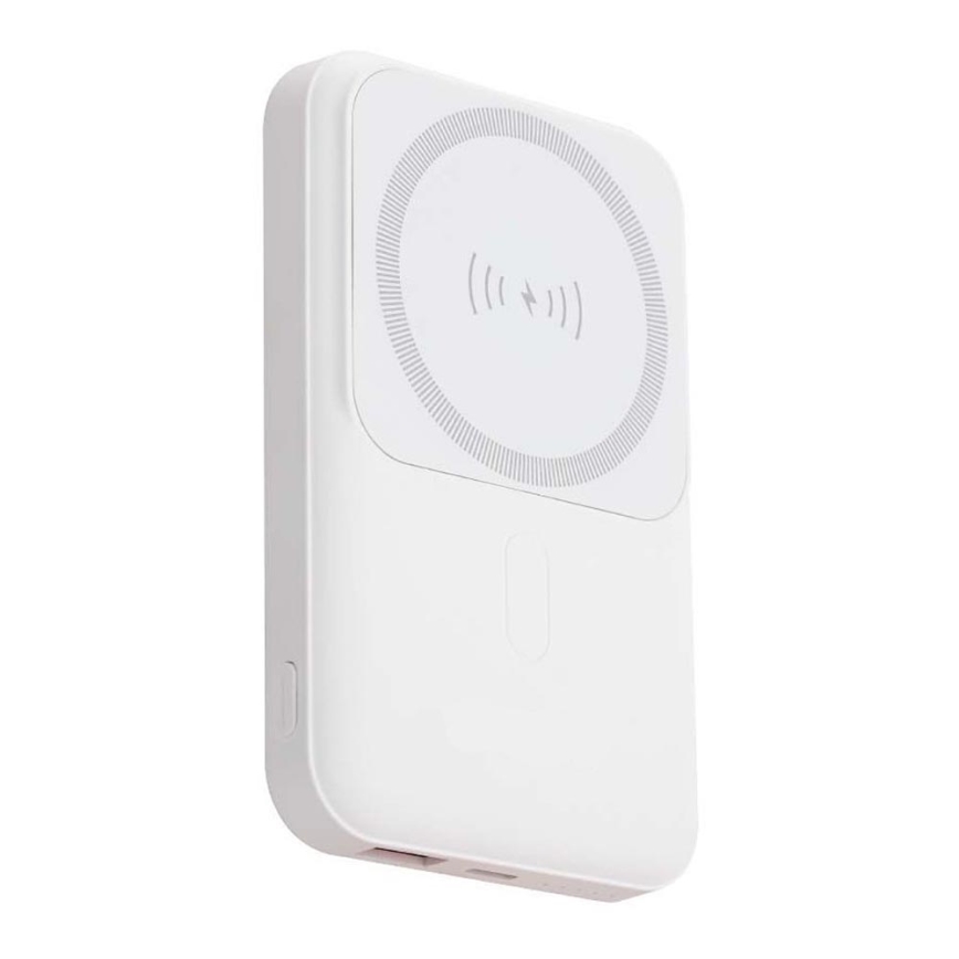 Magnetni Power Bank s bežičnim punjenjem Power Delivery 10.000mAh/20W/3,7V bijela