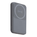 Magnetni Power Bank s bežičnim punjenjem Power Delivery 10 000mAh/20W/3,7V siva