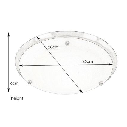 Markslöjd 102527 - Stropna svjetiljka za kupaonicu ARE 1xE27/60W/230V IP44 mat krom