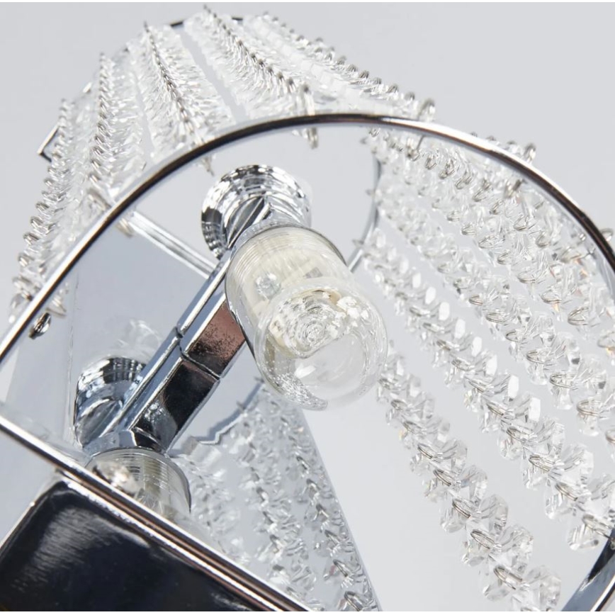 Markslöjd 105309 - Zidna svjetiljka za kupaonicu LYSEKIL 2xG9/28W/230V IP44 sjajni krom