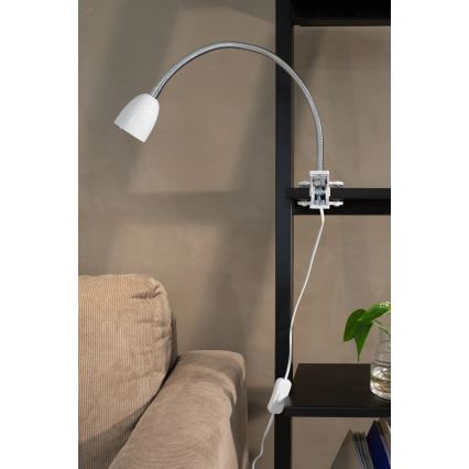 Markslöjd 106091 - LED Stolna lampa s kvačicom TULIP LED/3W/230V bijela