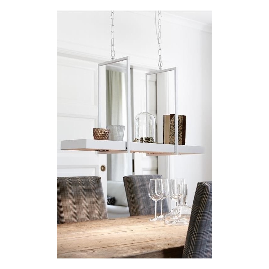 Markslöjd 106124 - LED luster za prigušivanje na lancu TRAY 3xLED/3W/230V bijela