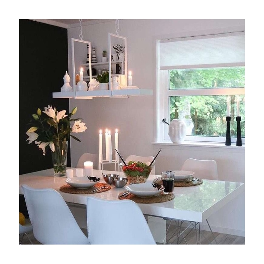 Markslöjd 106124 - LED luster za prigušivanje na lancu TRAY 3xLED/3W/230V bijela
