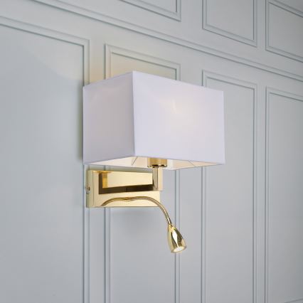 Markslöjd 106308 - LED Zidna svjetiljka SAVOY LED/3W+E27/60W/230V