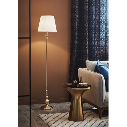 Markslöjd 106322 - Podna lampa IMPERIA 1xE27/60W/230V mesing