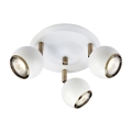 Markslöjd 106875 - Stropna svjetiljka COCO 3xGU10/35W/230V bijela