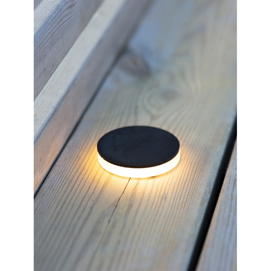 Markslöjd 106935 - vanjska ugradna LED svjetiljka GARDEN24 LED/3W/24V IP44 crna
