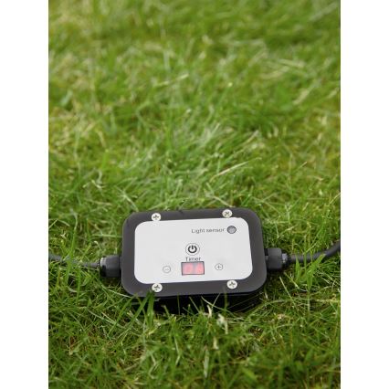 Markslöjd 106936 - Senzor sumraka s tajmerom GARDEN24 24V IP44