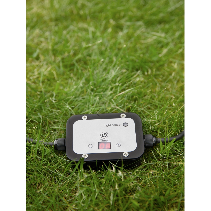 Markslöjd 106936 - Senzor sumraka s tajmerom GARDEN24 24V IP44