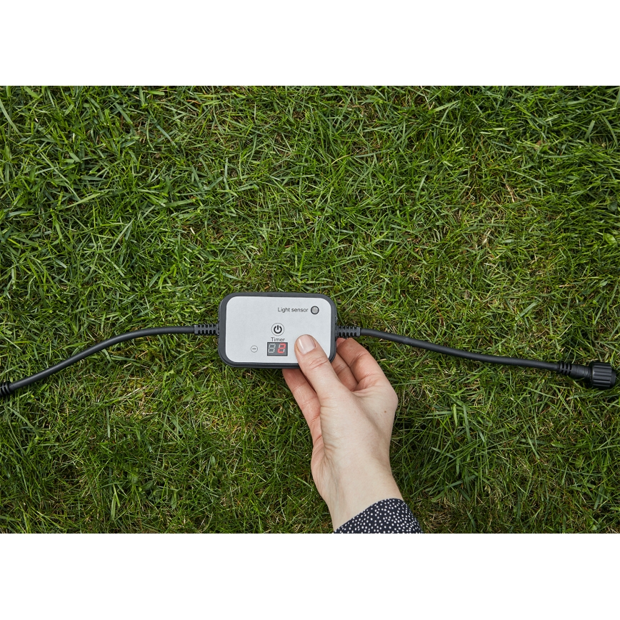 Markslöjd 106936 - Senzor sumraka s tajmerom GARDEN24 24V IP44
