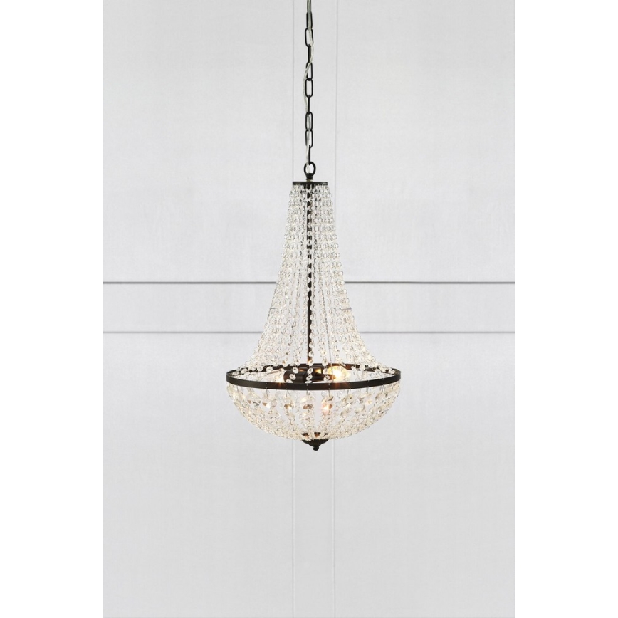 Markslöjd 107027 - Kristalni luster na lancu GRÄNSÖ 2xE14/40W/230V