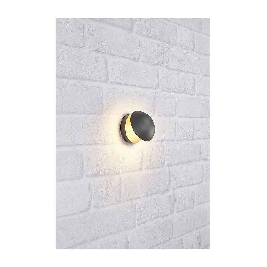 Markslöjd 107115 - LED Vanjska zidna svjetiljka BUGSY LED/13W/230V IP44 siva