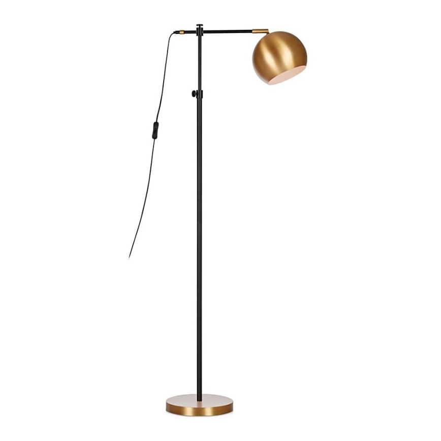 Markslöjd 107231 - Podna lampa CHESTER 1xE27/40W/230V crna/bronca