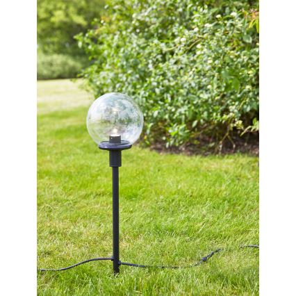 Markslöjd 107283 - LED vanjska lampa GARDEN24 LED/3W/24V 81 cm IP44 crna/prozirna