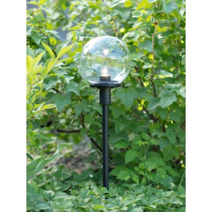 Markslöjd 107283 - LED vanjska lampa GARDEN24 LED/3W/24V 81 cm IP44 crna/prozirna
