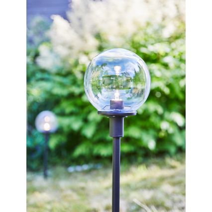 Markslöjd 107283 - LED vanjska lampa GARDEN24 LED/3W/24V 81 cm IP44 crna/prozirna