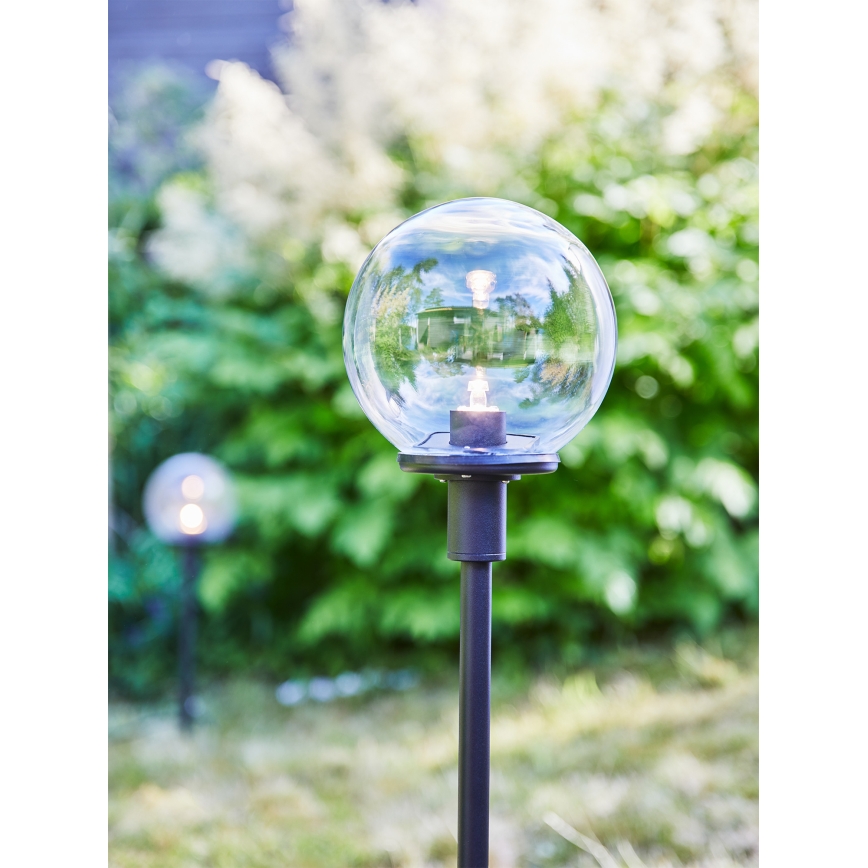 Markslöjd 107283 - LED vanjska lampa GARDEN24 LED/3W/24V 81 cm IP44 crna/prozirna