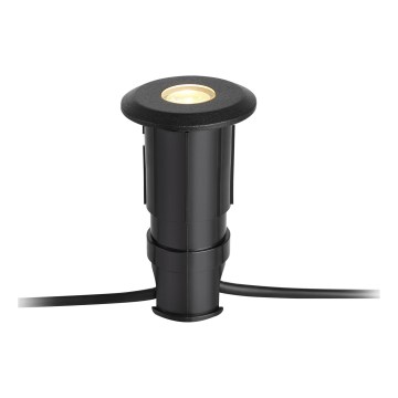 Markslöjd 107285 - LED ugradno vanjsko svjetlo GARDEN24 LED/3W/24V IP44 crna