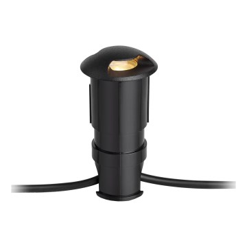 Markslöjd 107289 - LED Vanjska ugradna svjetiljka GARDEN24 LED/0,8W/24V IP44 crna