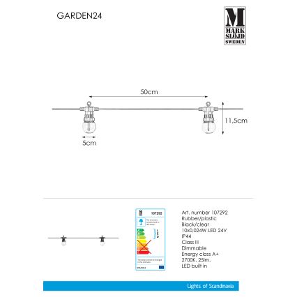 Markslöjd 107292 - LED Vanjski dekorativni lanac GIRLANDA GARDEN 10xLED 5,5m IP44