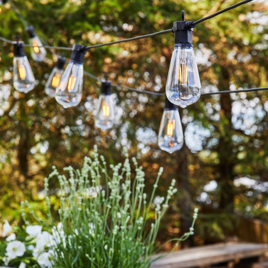 Markslöjd 107293 - LED Vanjski dekorativni lanac GIRLANDA GARDEN 10xLED 5,5m IP44