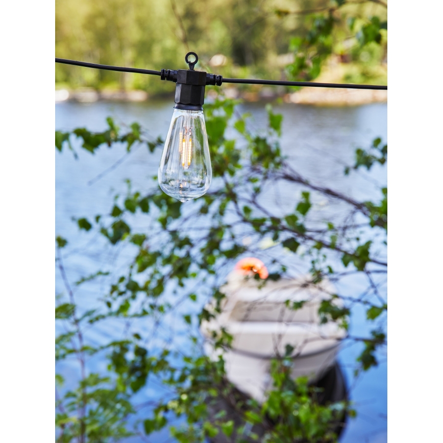 Markslöjd 107293 - LED Vanjski dekorativni lanac GIRLANDA GARDEN 10xLED 5,5m IP44