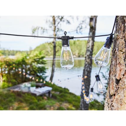 Markslöjd 107293 - LED Vanjski dekorativni lanac GIRLANDA GARDEN 10xLED 5,5m IP44