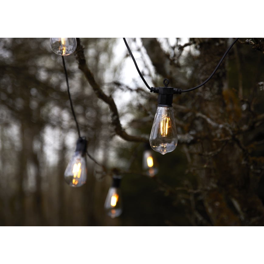 Markslöjd 107293 - LED Vanjski dekorativni lanac GIRLANDA GARDEN 10xLED 5,5m IP44