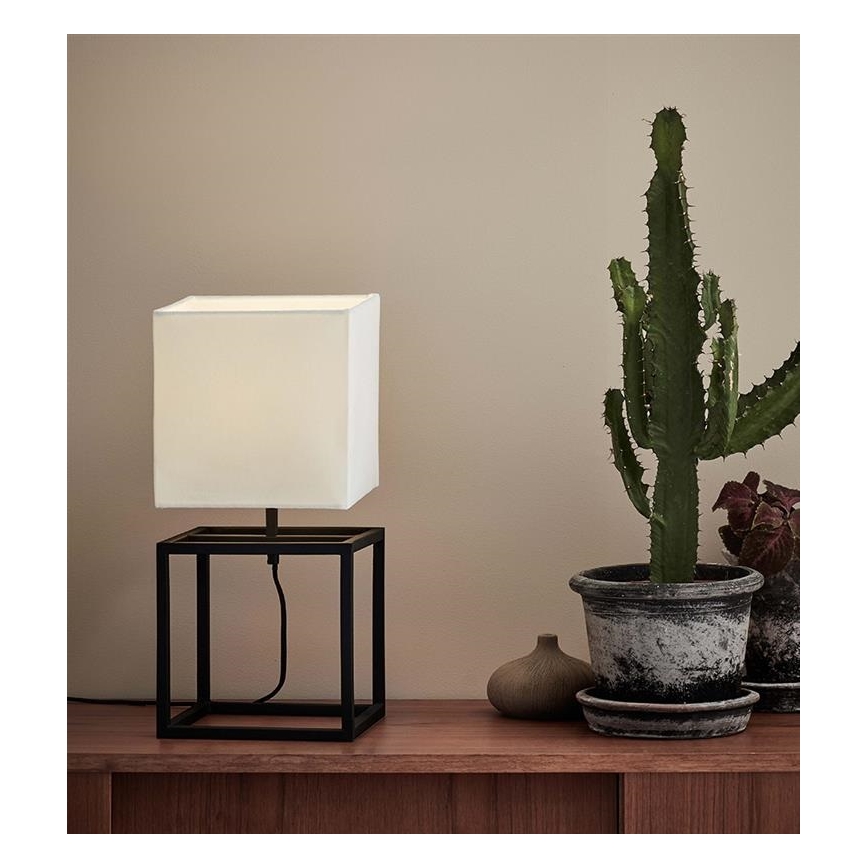 Markslöjd 107306 - Stolna lampa CUBE 1xE27/60W/230V