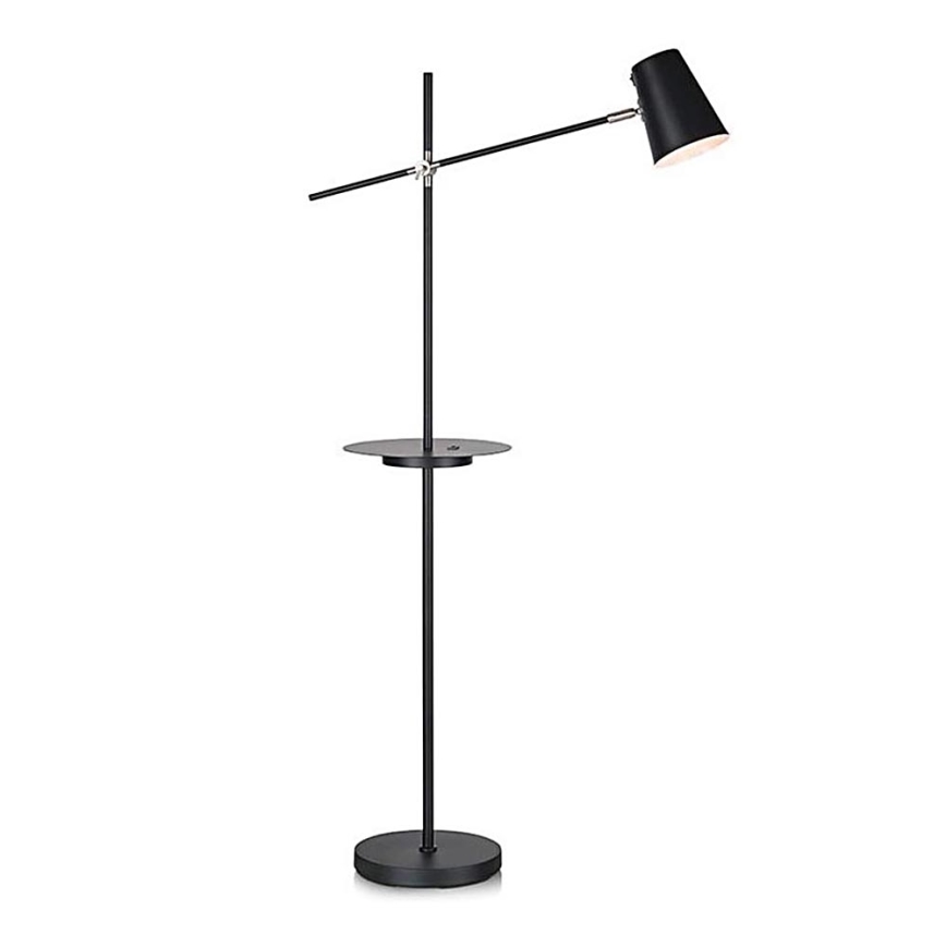 Markslöjd 107307 - Podna lampa s USB priključkom LINEAR 1xE14/40W/230V