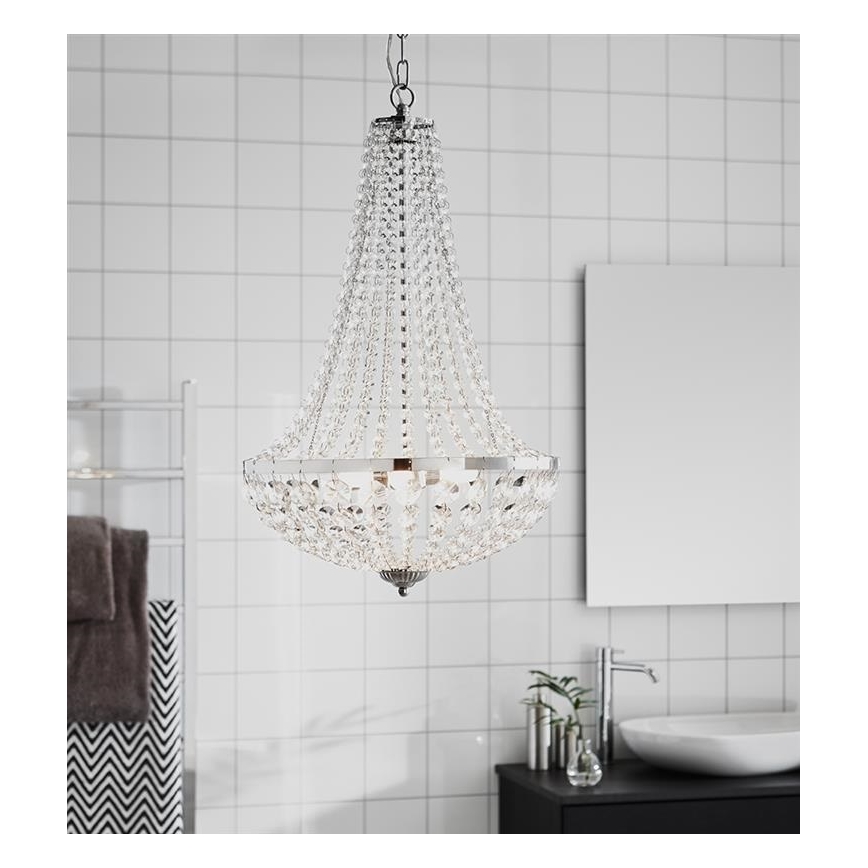 Markslöjd 107551 - Kristalni luster na lancu za kupaonicu 3xG9/20W/230 IP44