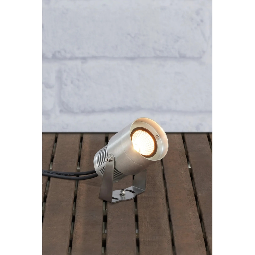 Markslöjd 107714 - LED vanjska svjetiljka GARDEN24 LED/6W/24V IP44 matirani krom