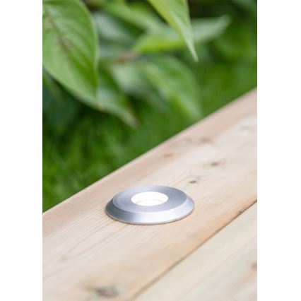 Markslöjd 107717 - LED vanjska ugradna svjetiljka GARDEN24 LED/3W/24V IP44 crna/matni krom