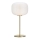 Markslöjd 107819 - Stolna lampa SOBER 1xE27/60W/230V bijela/mesing