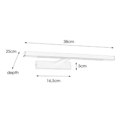 Markslöjd 107910 - LED Rasvjeta za ogledalo u kupaonici NEPTUNUS LED/6W/230V IP44