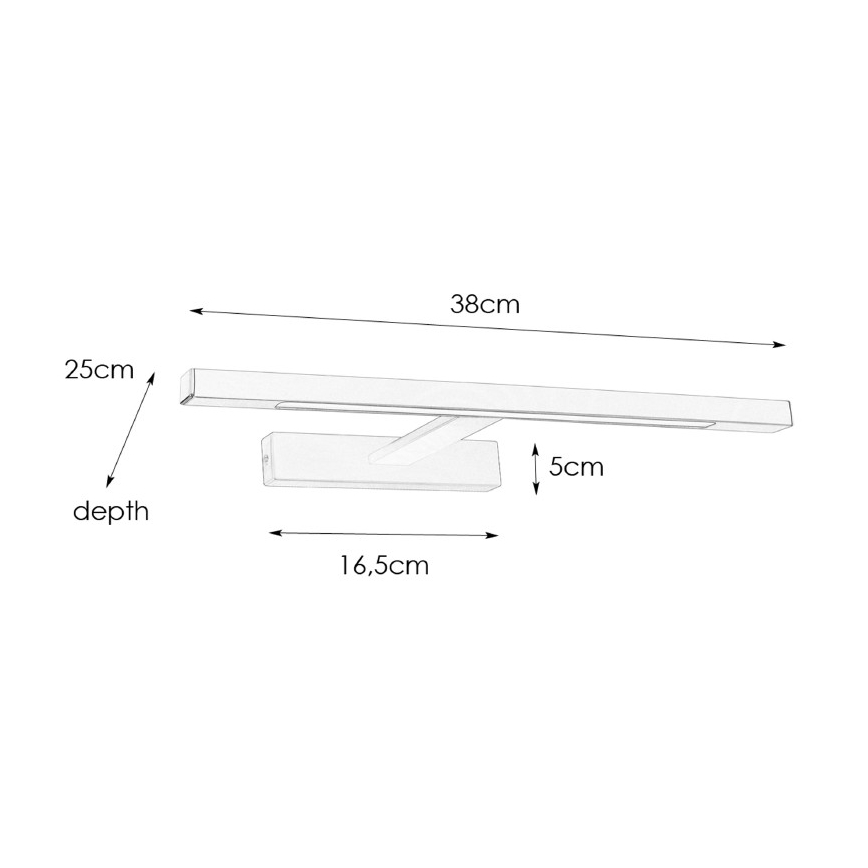 Markslöjd 107910 - LED Rasvjeta za ogledalo u kupaonici NEPTUNUS LED/6W/230V IP44