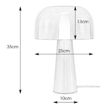 Markslöjd 107935 - Stolna lampa BLANCA 1xE14/25W/230V