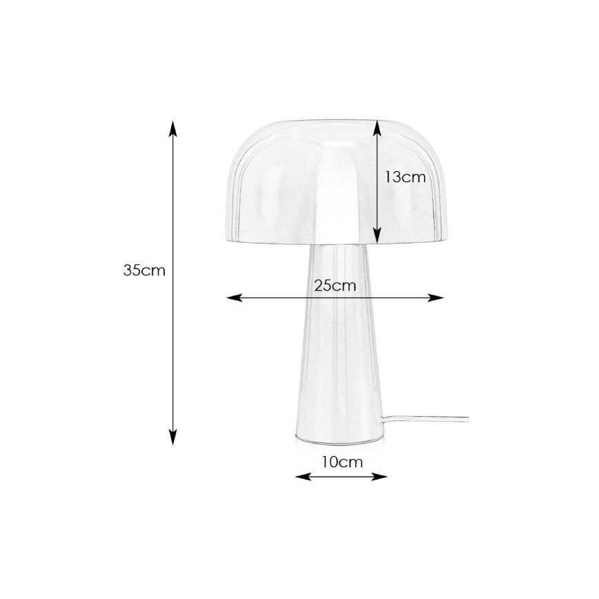 Markslöjd 107935 - Stolna lampa BLANCA 1xE14/25W/230V